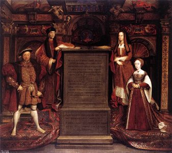 Remigius van Leemput - Henry VII, Elizabeth of York, Henry VIII, and Jane Seymour - WGA12627