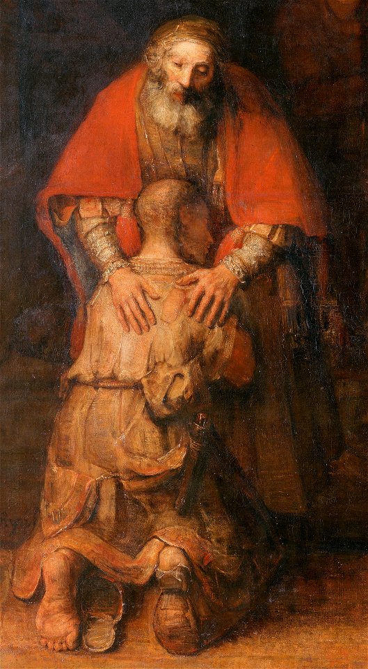 Rembrandt Harmensz. van Rijn - The Return of the Prodigal Son - Father and Son