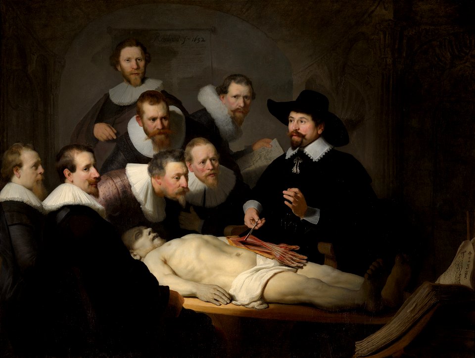 Rembrandt van Rijn - The Anatomy Lesson of Dr Nicolaes Tulp - 146 - Mauritshuis