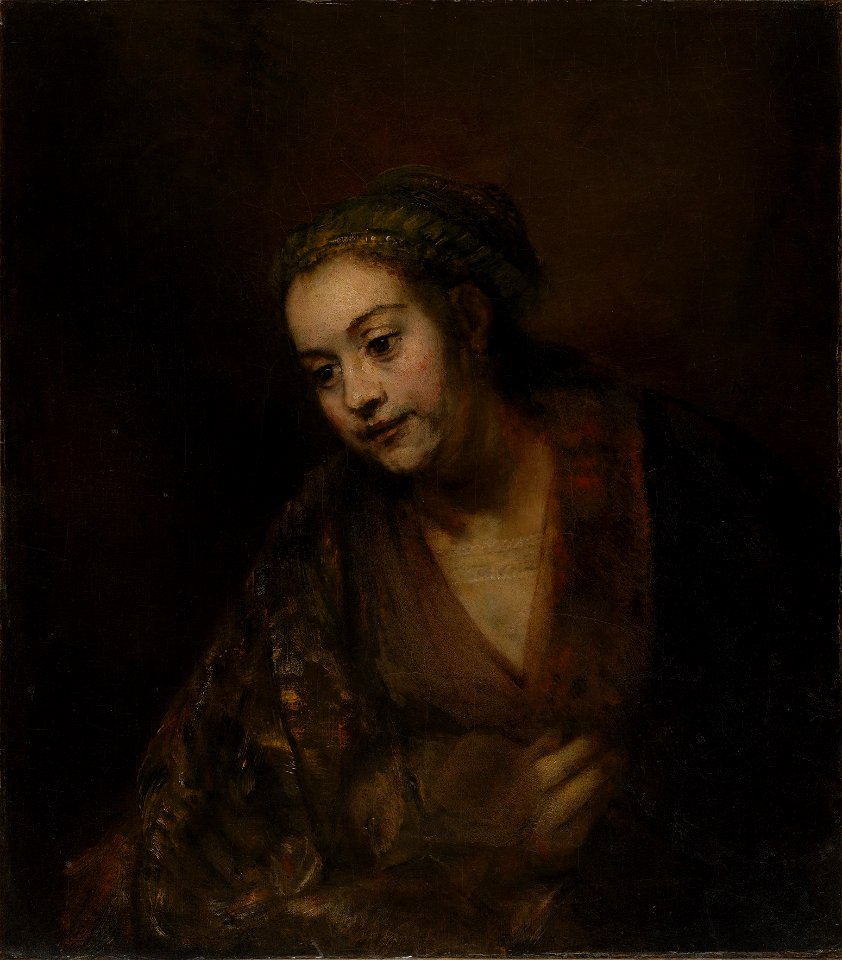 Rembrandt van Rijn, Portrait of Hendrickje Stoffels (1650s)