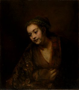 Rembrandt van Rijn, Portrait of Hendrickje Stoffels (1650s)