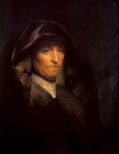 Rembrandt van Rijn (Leiden 1606-Amsterdam 1669) - An old Woman called 'The Artist's Mother' - RCIN 405000 - Royal Collection