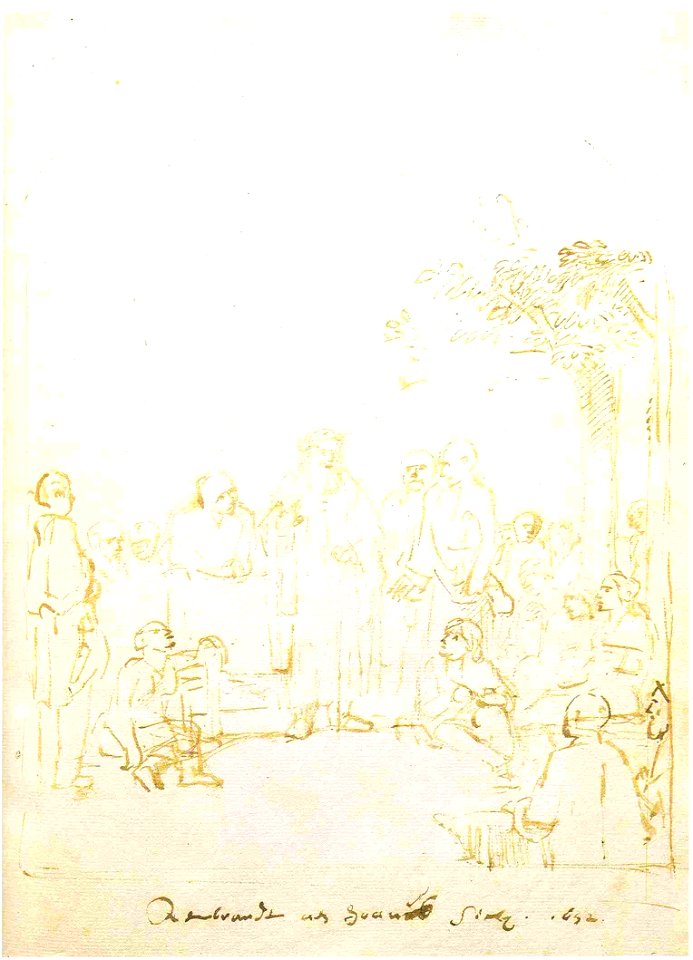 Rembrandt Homer Reciting Verses