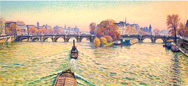 REMORQUEUR SUR LA SEINE