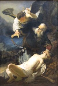 Rembrandt Ofiarowanie Izaaka