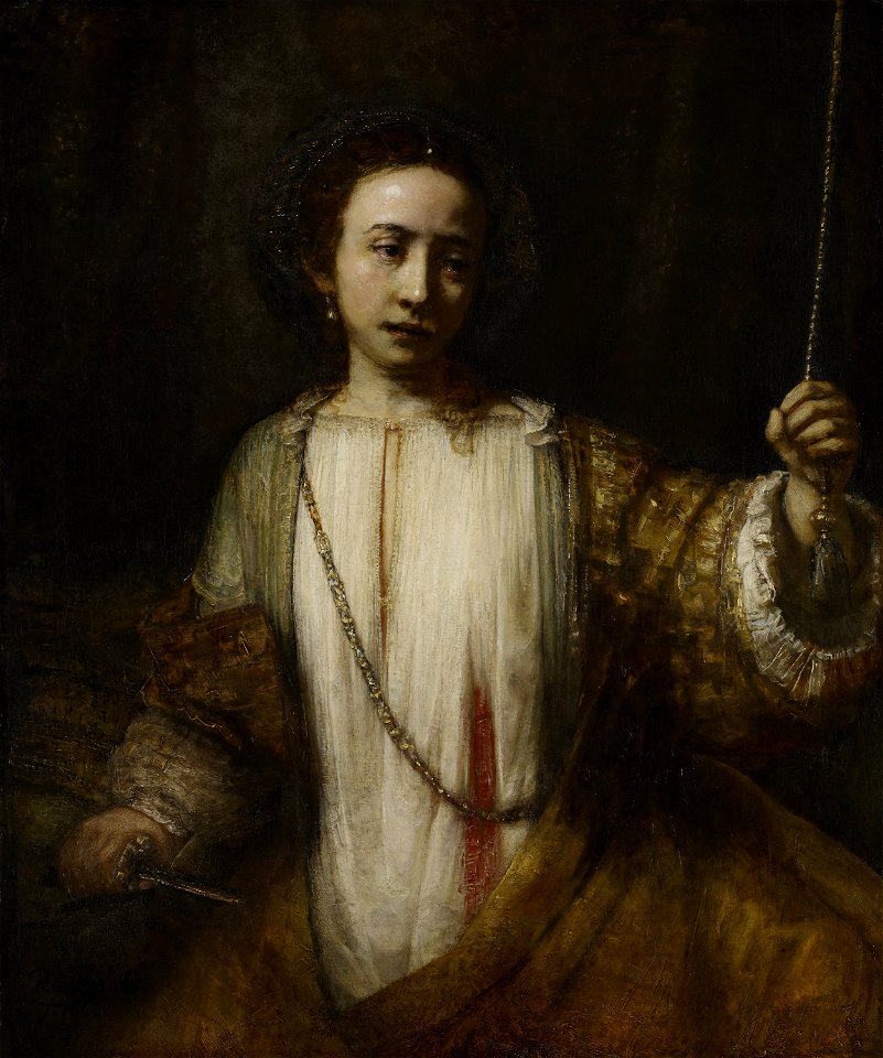 Rembrandt lucretia