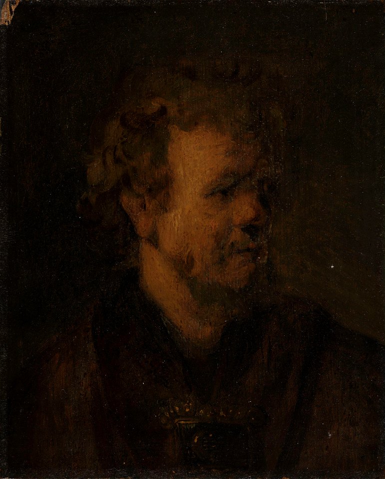 Rembrandt, hans skole - Portrait of a man - Tronie - NG.M.01363 - National Museum of Art, Architecture and Design