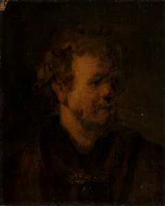 Rembrandt, hans skole - Portrait of a man - Tronie - NG.M.01363 - National Museum of Art, Architecture and Design