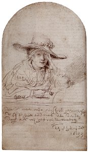 Rembrandt Portrait of Saskia as a Bride