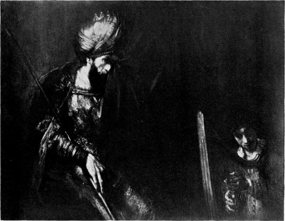 Rembrandt Harmensz. van Rijn 030 black and white