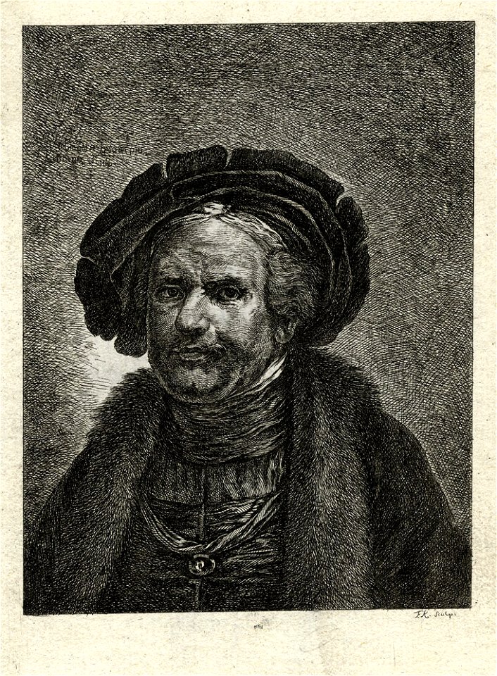 Rembrandt van Rijn Selbstbildnis ubs G 0885 II