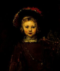 Rembrandt van Rijn - Portret van een jongen. Free illustration for personal and commercial use.