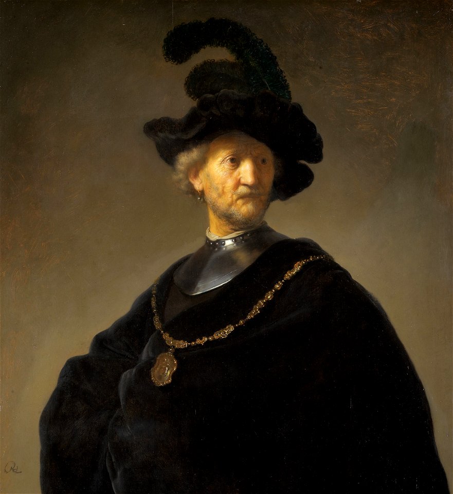 Rembrandt Harmenszoon van Rijn - Old Man with a Gold Chain - 1922.4467 - Art Institute of Chicago