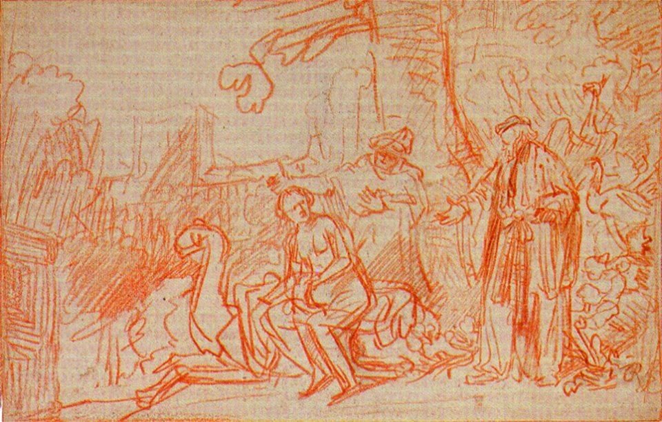 Rembrandt Susanna Zeichnung