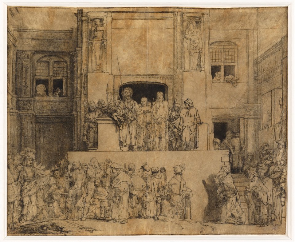 Rembrandt van Rijn - Christ Presented to the People - Google Art Project