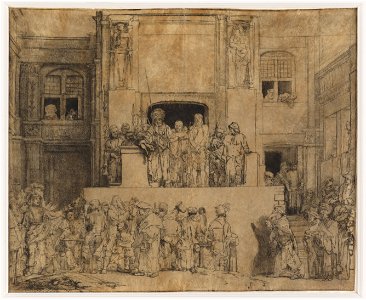 Rembrandt van Rijn - Christ Presented to the People - Google Art Project