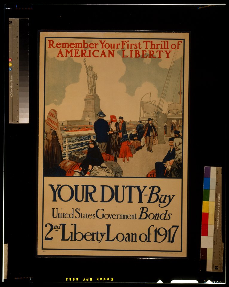 Remember your first thrill of American liberty Your duty - Buy United States government bonds-2nd Liberty Loan of 1917 - - Sackett & Wilhelms Corp. N.Y. LCCN2002722702