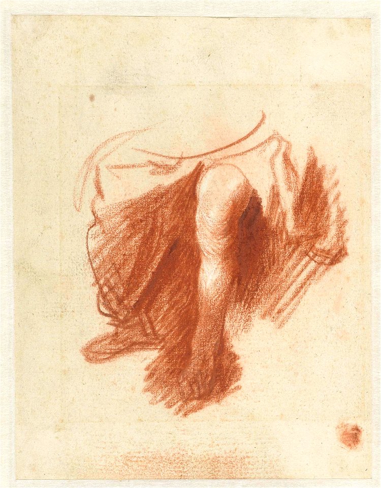 Rembrandt Study of the legs of a seated woman