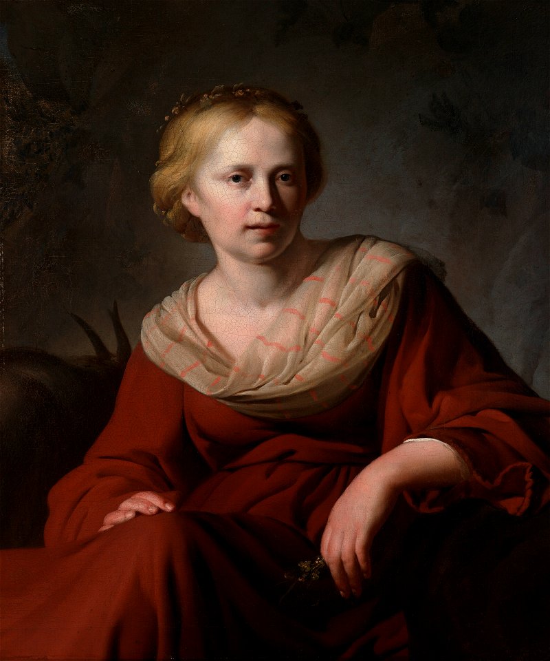 Reyer Jacobsz. van Blommendael - A Young Woman in Arcadian Costume - 1956.27.6 - Yale University Art Gallery