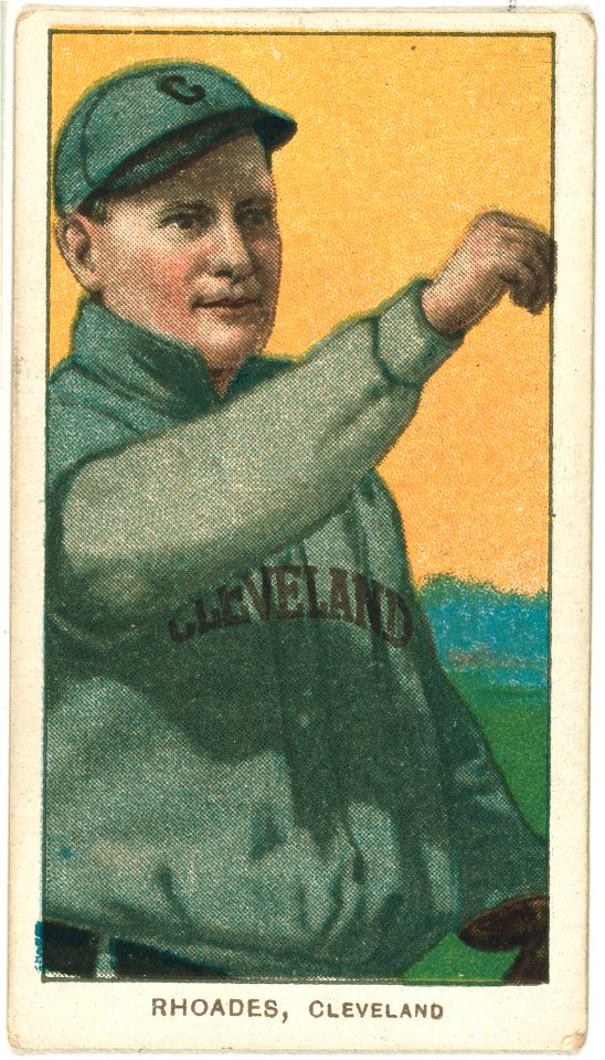 Rhoads, Cleveland Naps, baseball card portrait LCCN2008676570