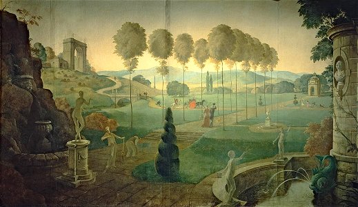 Rex Whistler - The Tate Gallery Restaurant mural 1926