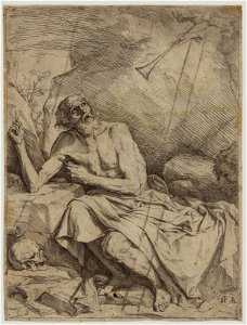 Ribera - St. Jerome Hearing the Trumpet of the Last Judgment, P13842