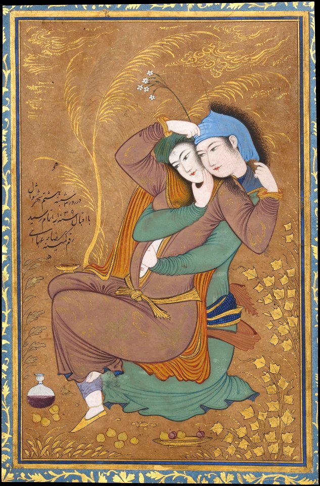 Reza Abbasi - Two Lovers (1630)
