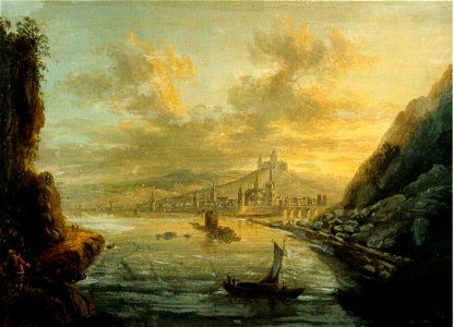 Rhine valley near Bingen post-1685