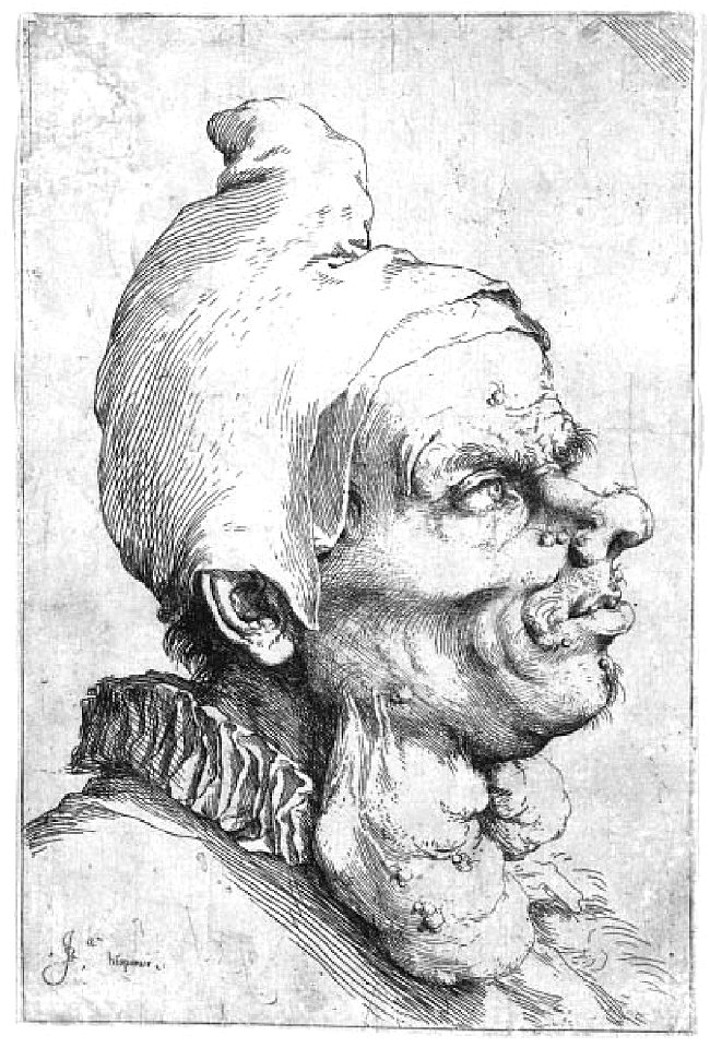 Ribera - Large Grotesque Head, P13847