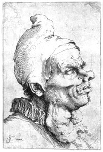 Ribera - Large Grotesque Head, P13847