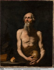 Ribera - Paulus Eremita St. Paulus, der Eremit, 1647, WRM 2553
