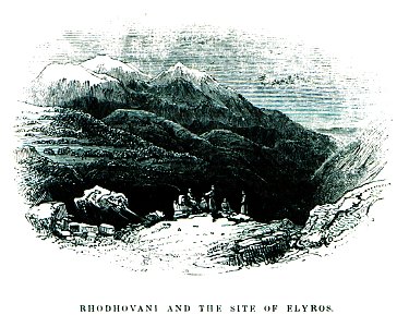 Rhodhovani and the site of Elyros - Pashley Robert - 1837