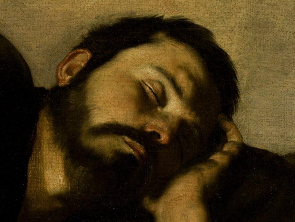 Ribera, Jusepe de - Jakobs Traum, Detail Gesicht - 1639