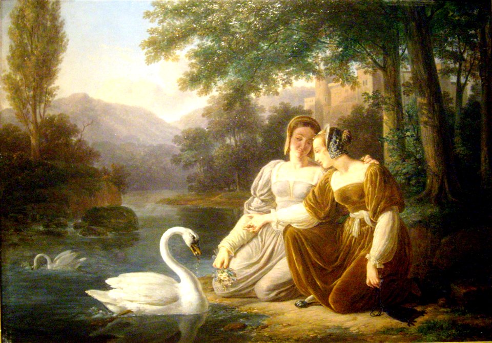 Revoil, Pierre-Henri - Deux chatelaines