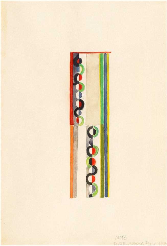 Robert Delaunay Ohne Titel (Rythme coloré 11-1937)