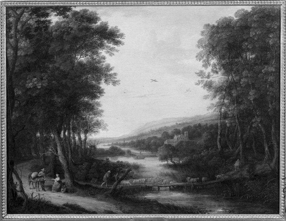 River Landscape (Jan Griffier d.y.) - Nationalmuseum - 17454