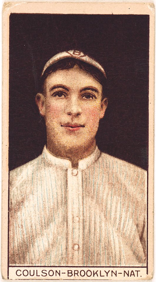 George Bell, Brooklyn Dodgers, baseball card portrait]