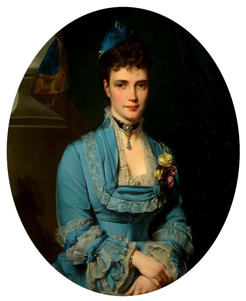 Robert Antoine Müller (active 1872-83) - Princess Dagmar of Denmark, Maria Feodorovna, Tsarina of Russia (1847-1928) - RCIN 404018 - Royal Collection