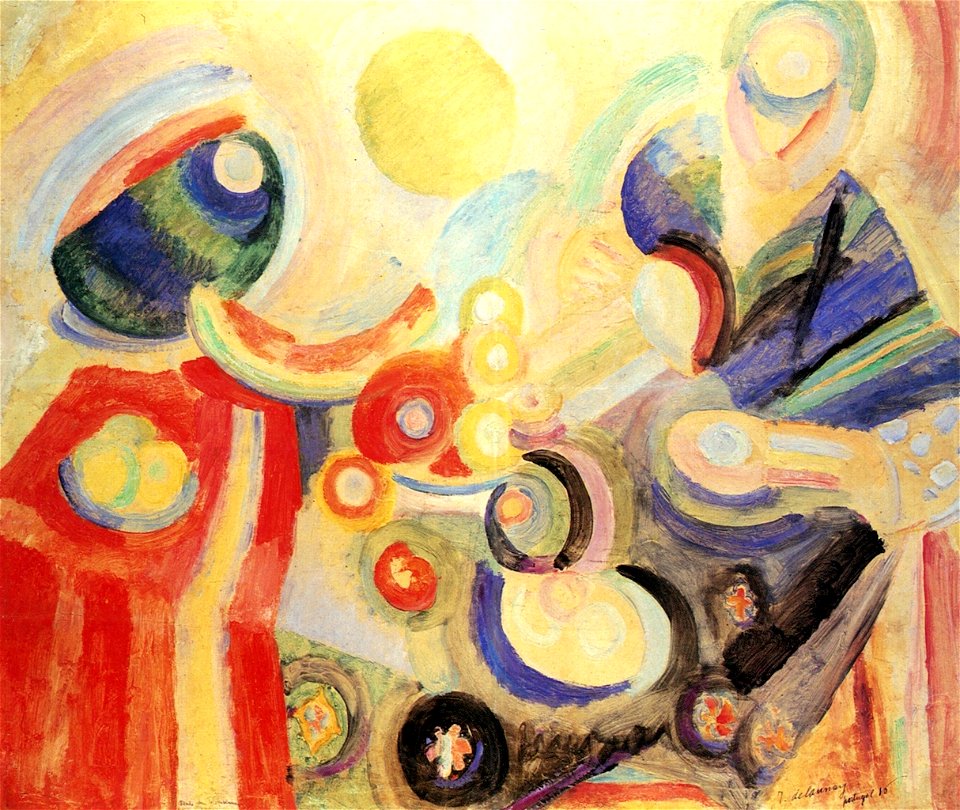 Robert Delaunay - Study for La Verseuse - 1916 - Private collection