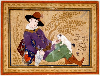 Riza-i Abbasi Young Portuguese - Detroit Institute of Arts