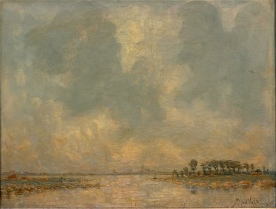 River Landscape by Maurits Willem van der Valk Centraal Museum 11482
