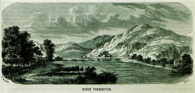 River Trebinitza - Ainsworth William Francis - 1870