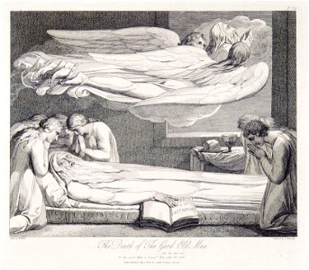 Robert Blair, The Grave, object 11 (Bentley 435-10) The Death of The Good Old Man