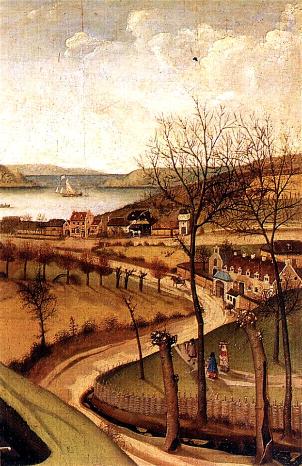 Robert Campin - The Nativity (detail) - WGA14429
