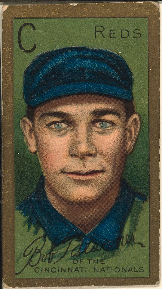 Robert H. Bescher, Cincinnati Reds, baseball card portrait LCCN2008677472