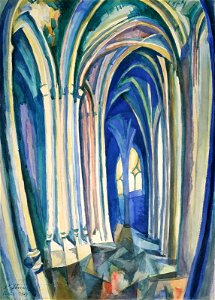Robert Delaunay - Saint Séverin - 1909 - Boston Museum of Fine Arts