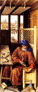 Robert Campin - Mérode Altarpiece (right wing) - WGA14422