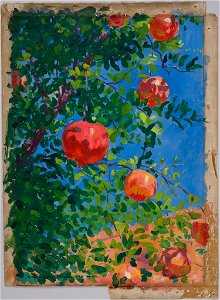 Robert David Gauley - Pomegranates, Granada - 1936.150.117 - Fogg Museum