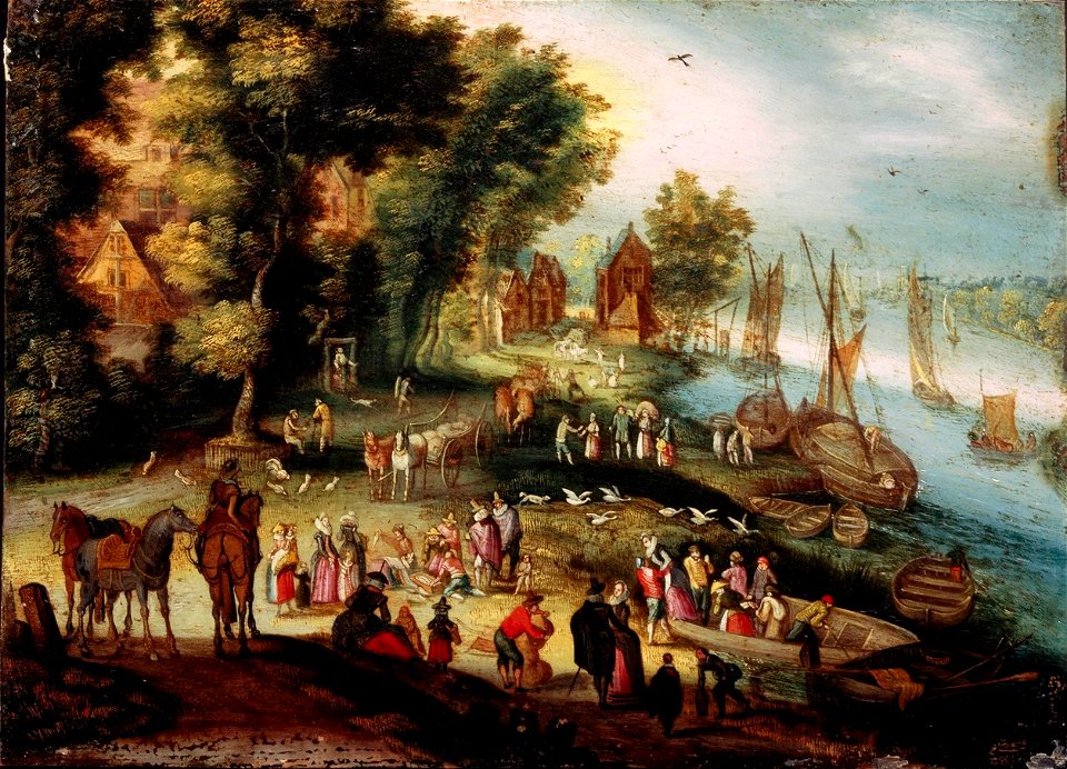 Riviergezicht met visafslag Centraal Museum 10050