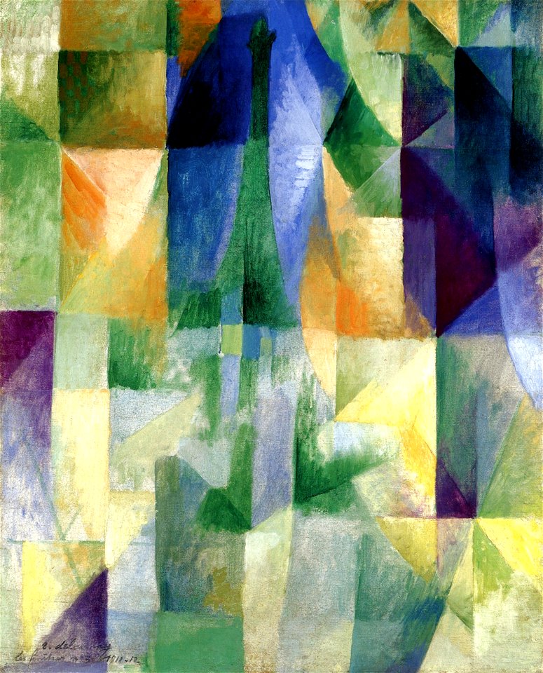 Robert Delaunay - Les Fenêtres sur la Ville no. 3 - 1912 - Kunstmuseum Winterthur